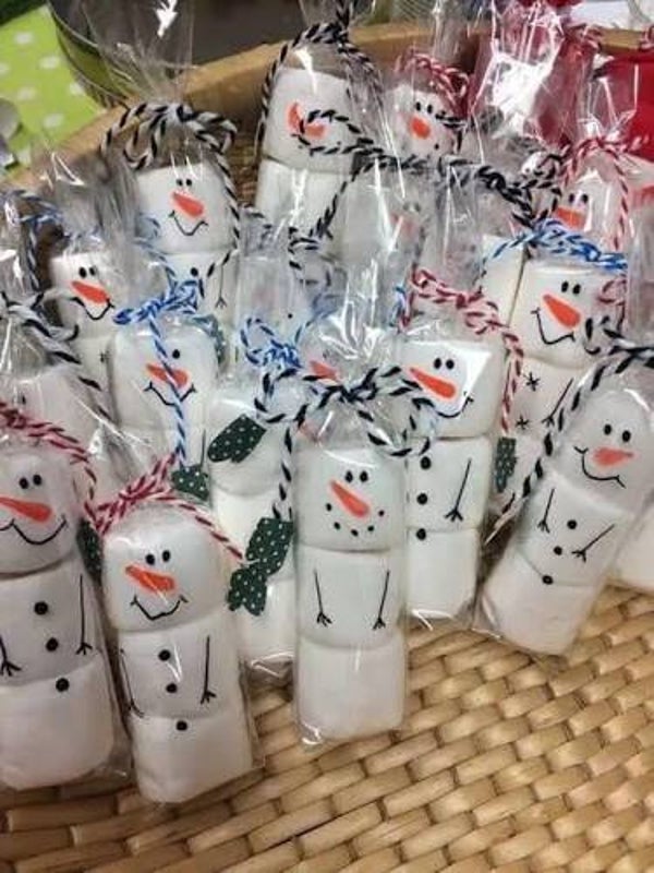 Petits sachet de mashmalow pour enfants 3 pieces