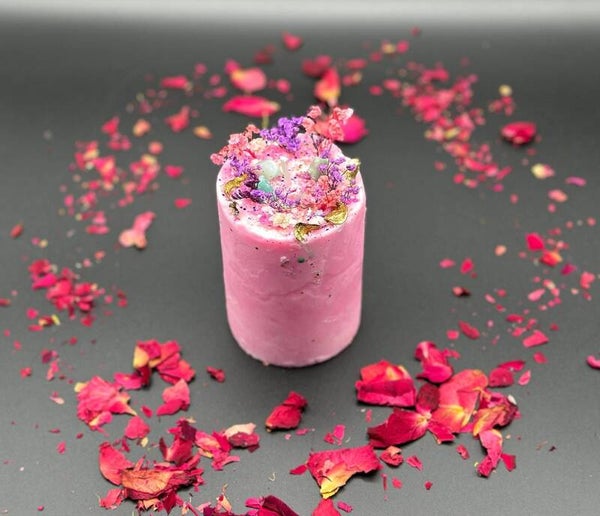 Enchanted Pink Fairy Candle