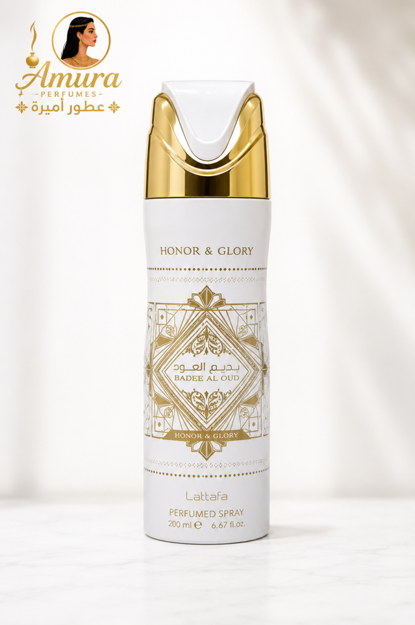 DESODORANTE PERFUMADO BADE'E AL OUD HONOR & GLORY - LATTAFA (200mL).