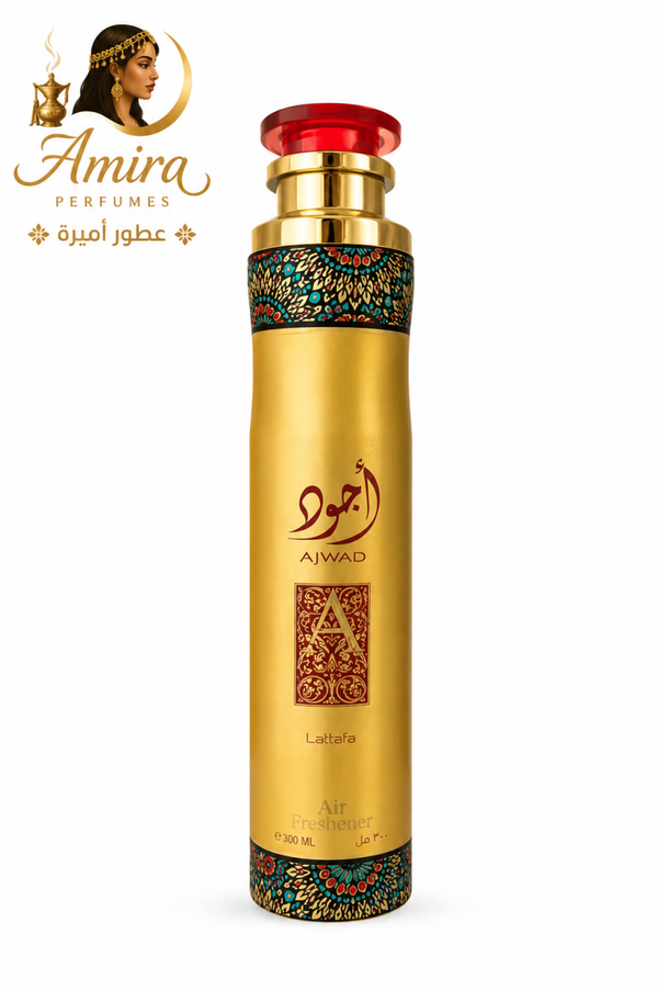 AMBIENTADOR ÁRABE AJWAD DE LATTAFA (300ML).