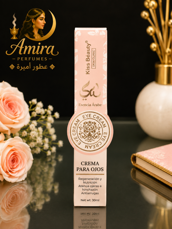 CREMA PARA  OJOS KISS BEAUTY -ESENCIA ÁRABE.