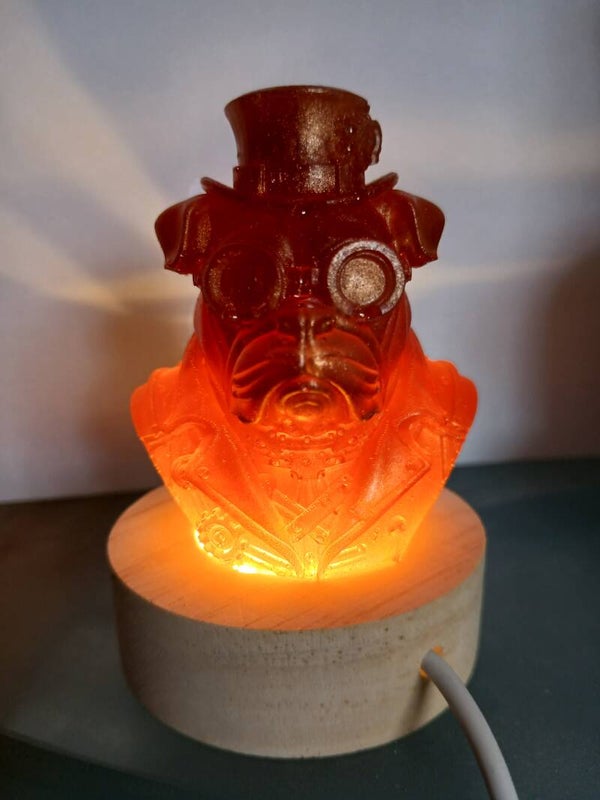 Tête de bouldogue