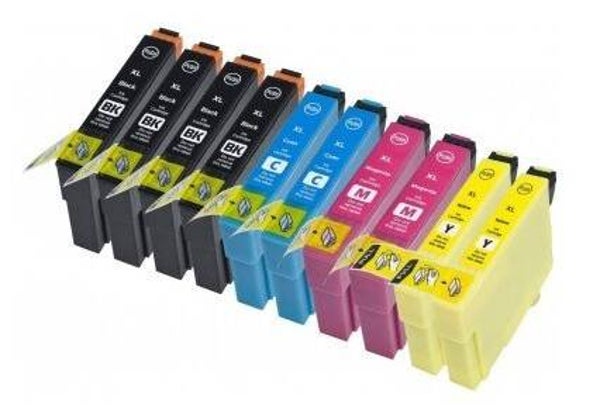 Pack 10 cartucce T604XL BK-C-M-Y alta qualità compatibili