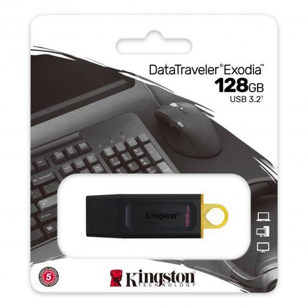 PENDRIVE KINGSTON DT EXODIA 128GB 3.2