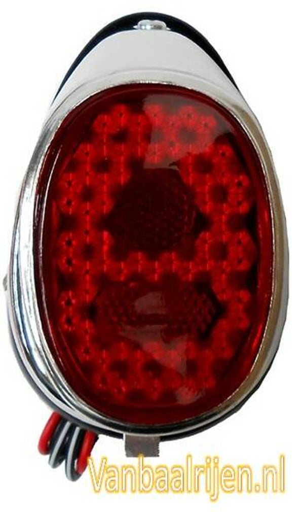 VE042 - Achterlicht + rubber chroom