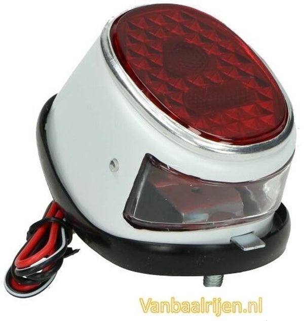 VE056 -  Achterlicht + rubber wit