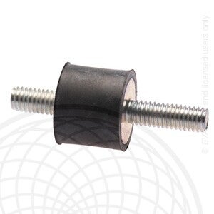 BOBINE BEVESTIGING RUBBER M6