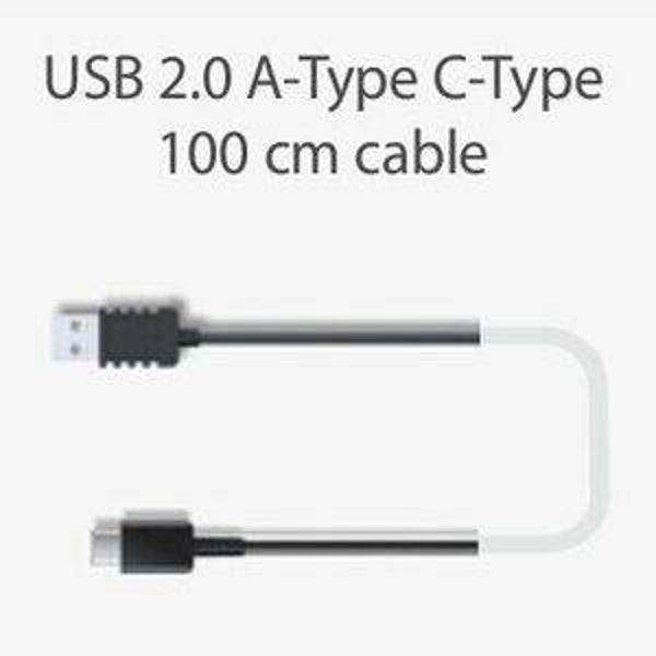 USB 2.O TYPE C 1MTR OPLAAD KABEL