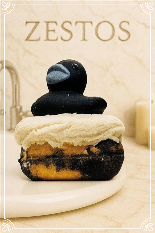 Bruisbal Eend zwart-Geel