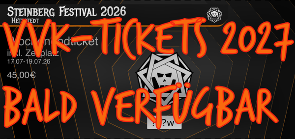 Vorverkaufsticket Steinberg Festival 2027 - Reservierung