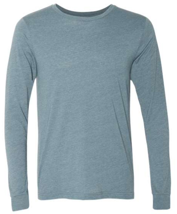 BELLA + CANVAS - T-shirt chiné à manches longues unisexe CVC - 3501CVC