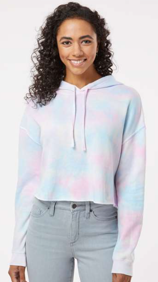 Independent Trading Co. - Molleton Léger et court à capuchon pour femmes - AFX64CRP