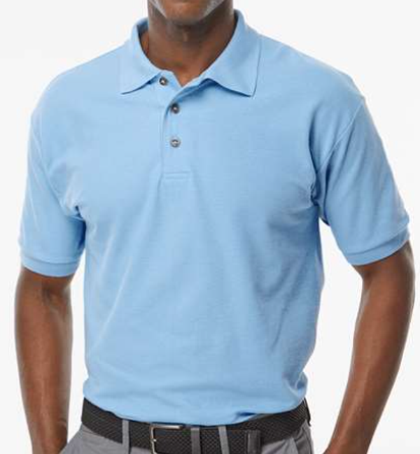 M&O - Polo piqué à M/C filé à l'anneau - 7002