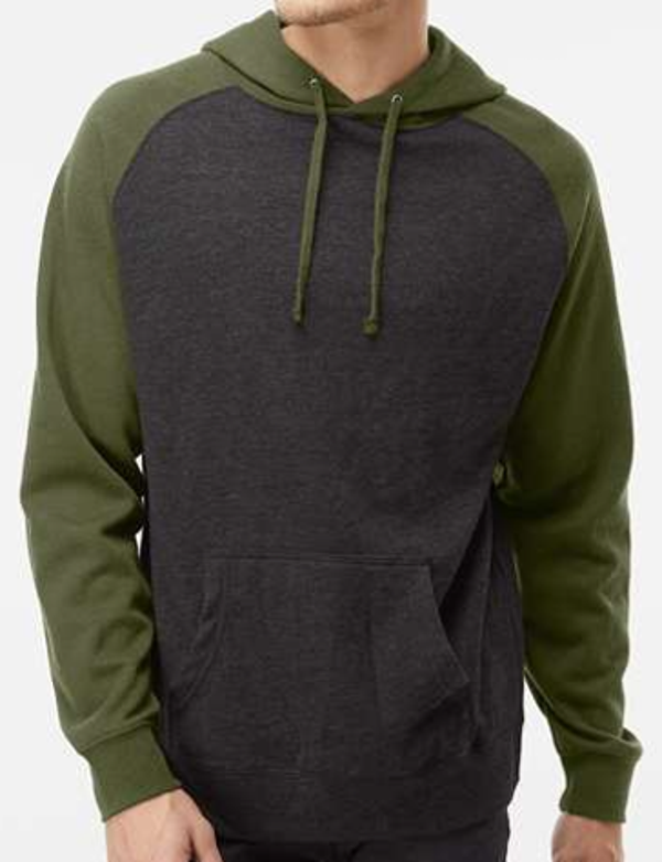 Independent Trading Co. - Molleton à capuchon raglan - IND40RP