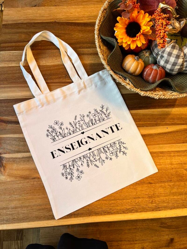 Tote bag - Enseignante