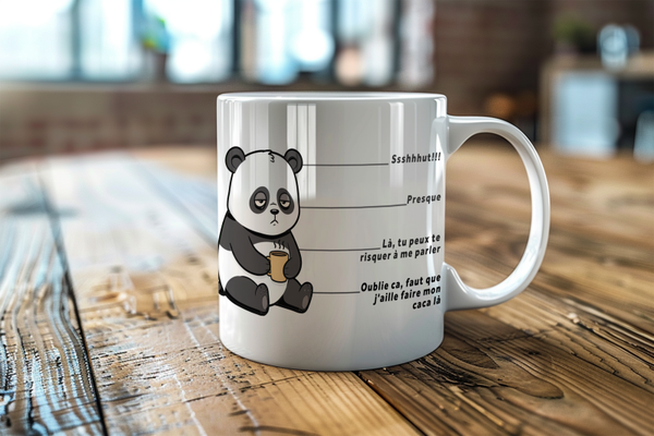 Tasse à café- Gradation du café