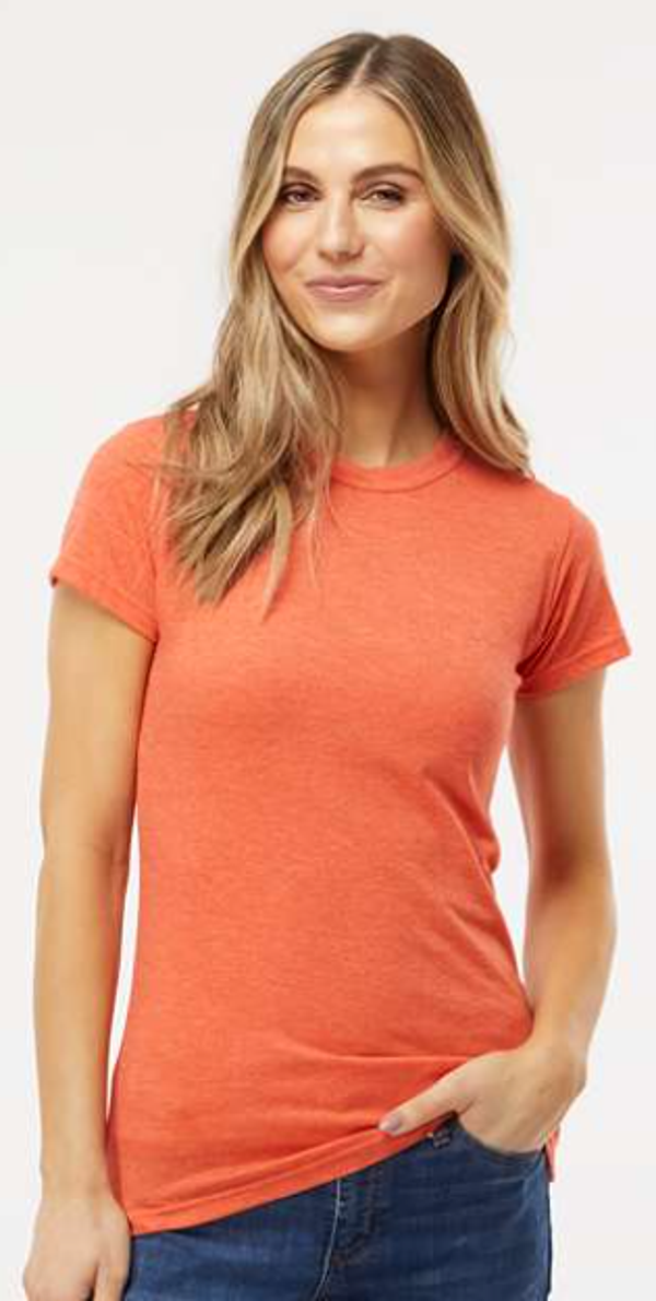 M&O - T-shirt Deluxe en mélange de coton pour femmes - 3540