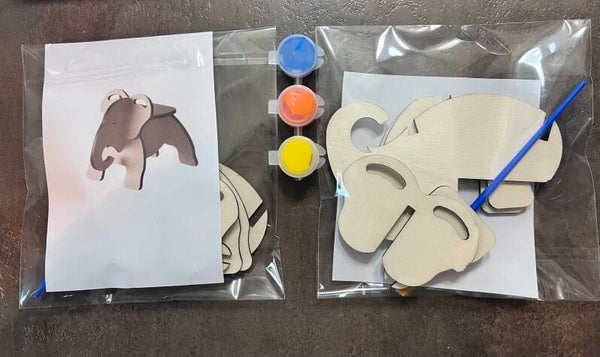 KIT PUZZLE ELEPHANT A PEINDRE