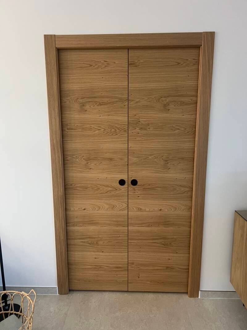 pose de porte coulissante 