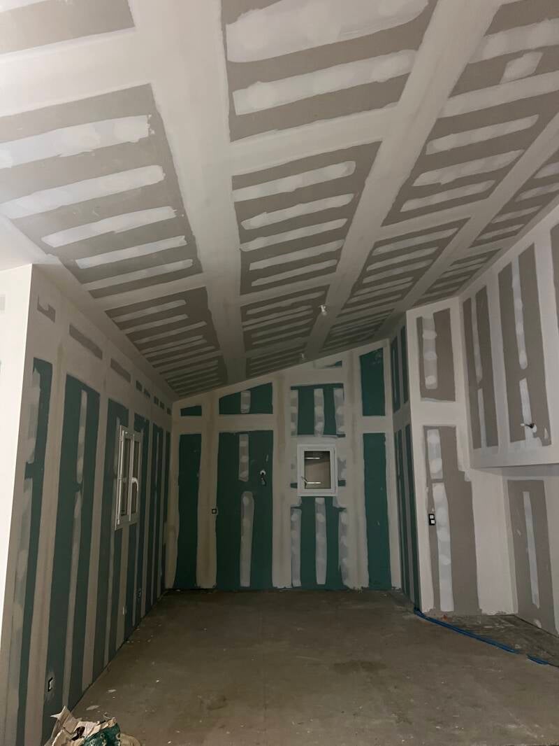 faux plafond rampant &amp; doublage 