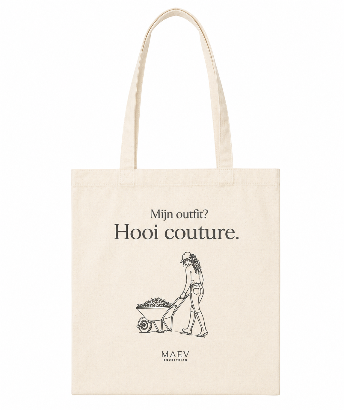 Tote Bag - Mijn outfit? Hooi Couture