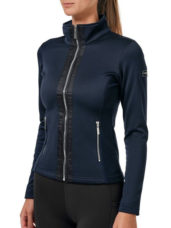 Equestrian Stockholm Fleece Jacket Silver-Navy