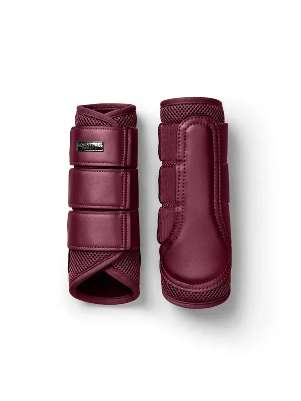 Equestrian Stockholm Mesh Beenbeschermers Merlot