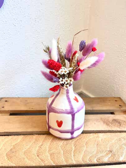 Vaasje red hearts