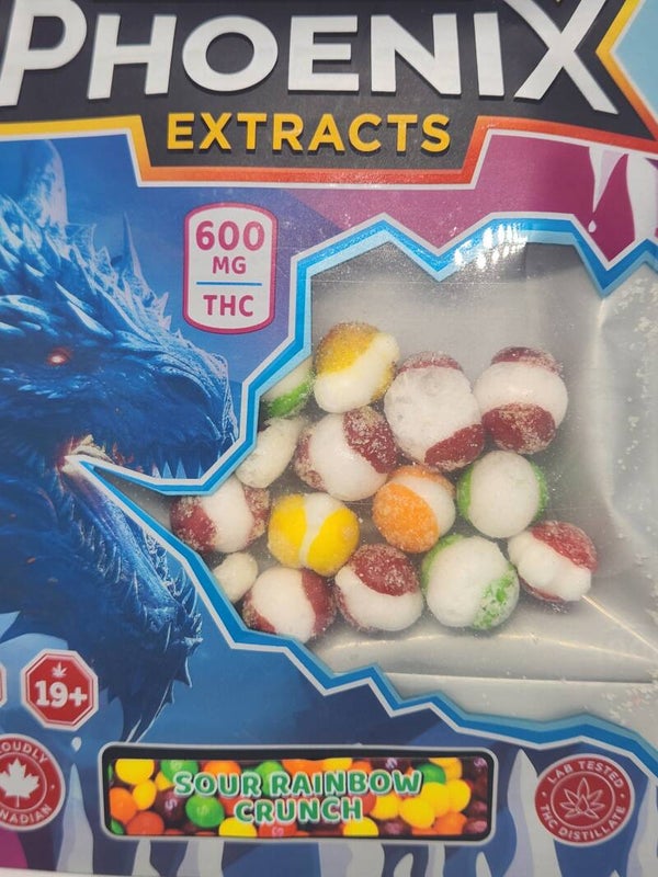 Freeze dry/sour rainbow crunch