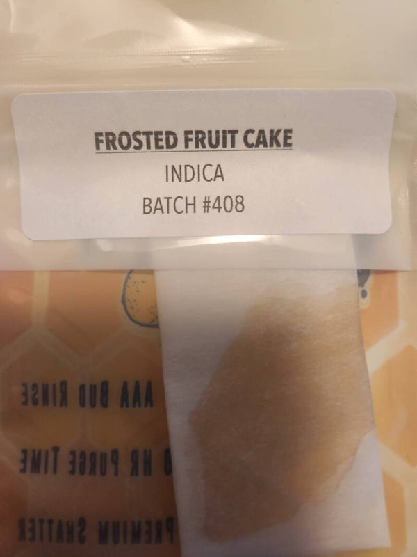 Frosted fruit Cake
