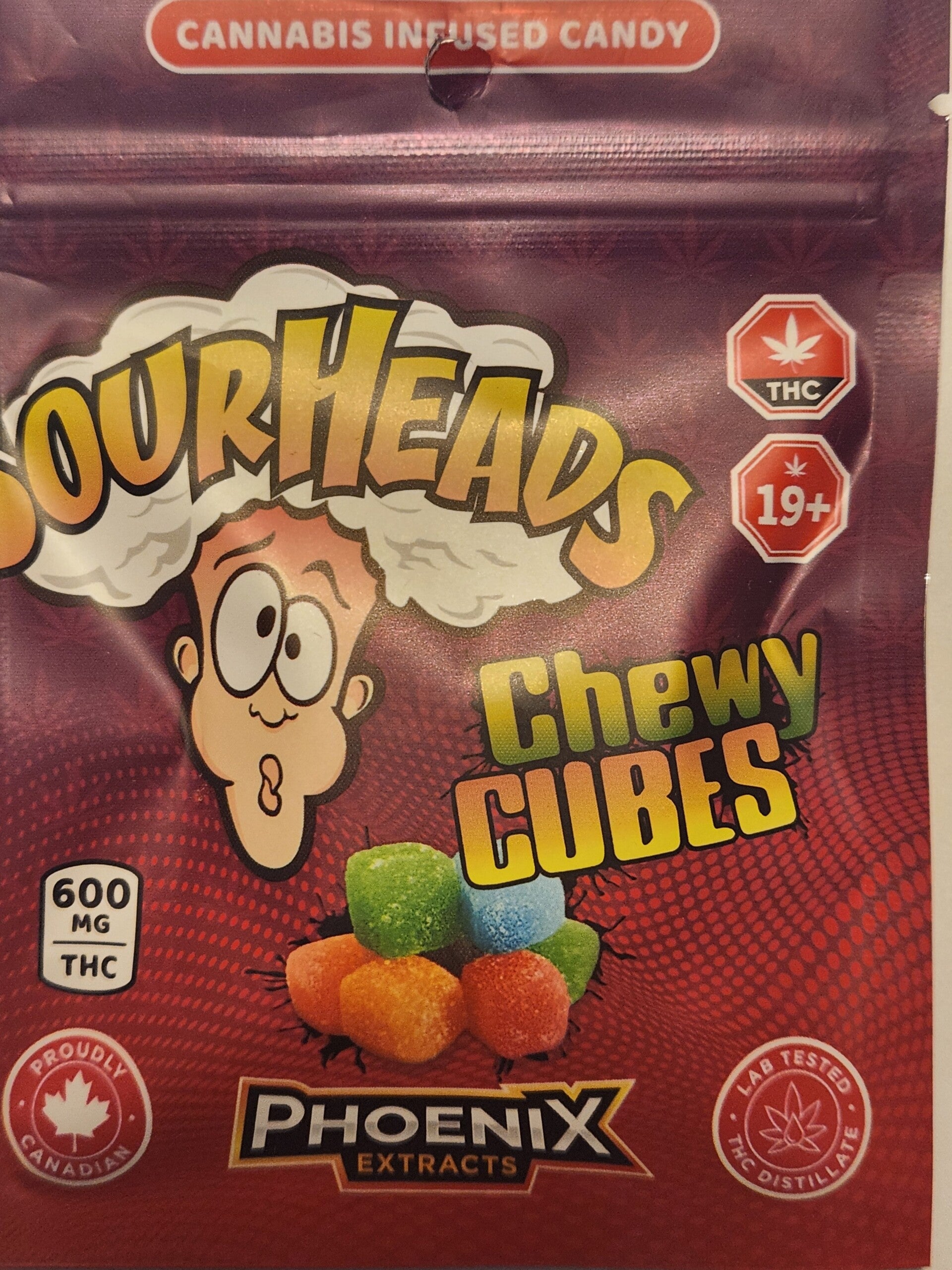 SourHeads/chewy cubes