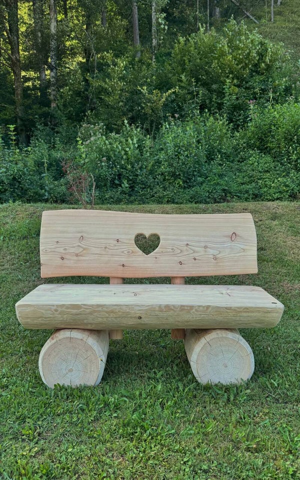 Lärchenholz Gartenbank Natur
