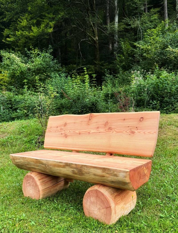 Lärchenholz Gartenbank 1,40