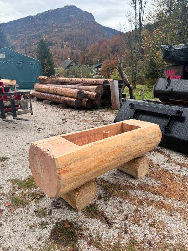 Lärchenholz Trog