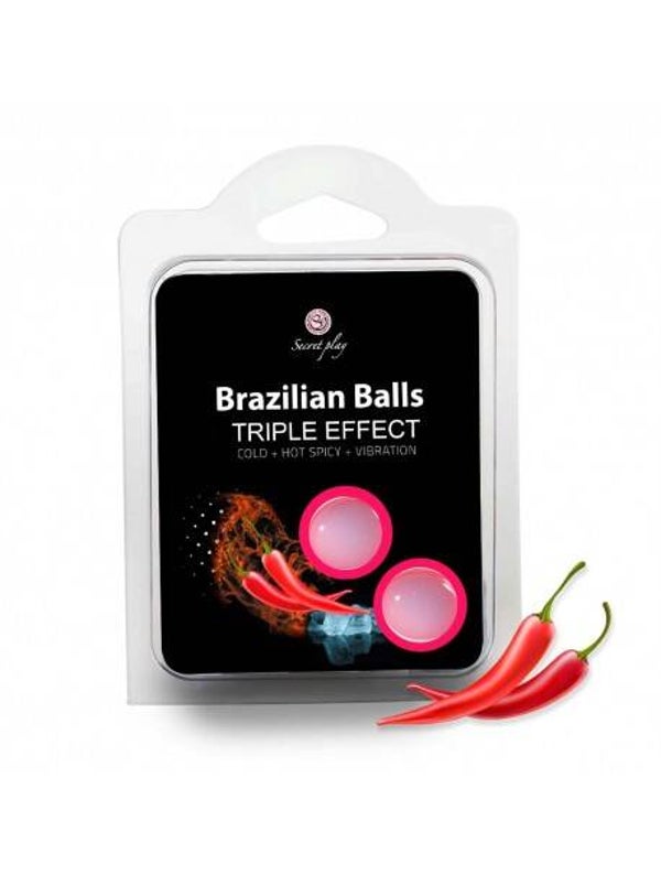 2 Brazilian Balls "Triple effect" 3699