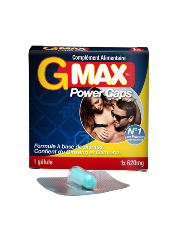 Gmax Power Caps Homme - 1 gélule