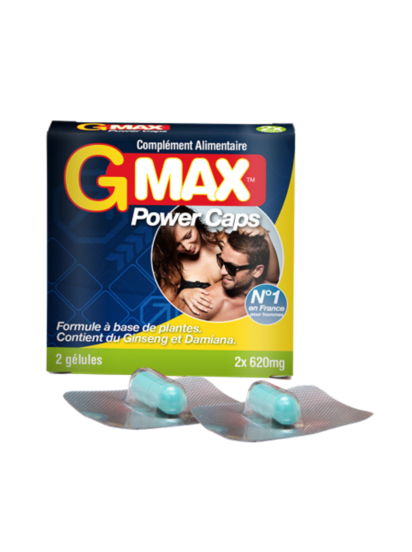 Gmax Power Caps Homme - 2 gélules