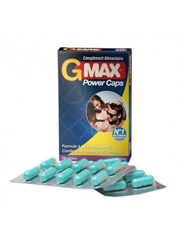 Gmax Power Caps Homme - 20 gélules