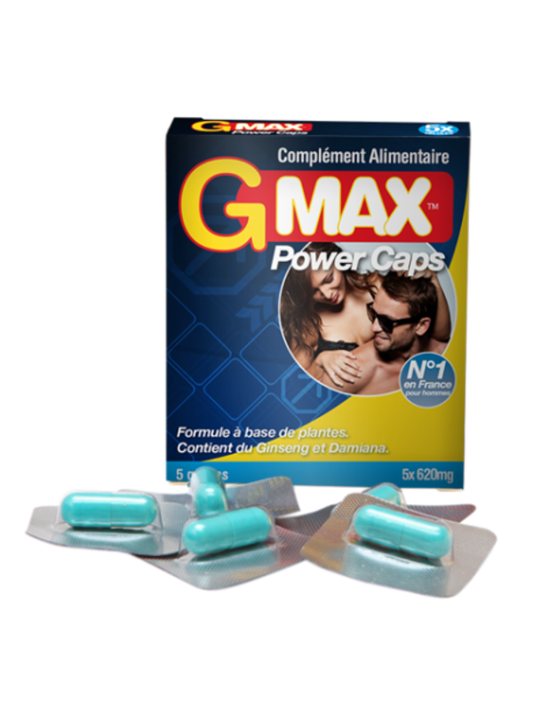 Gmax Power Caps Homme - 5 gélules