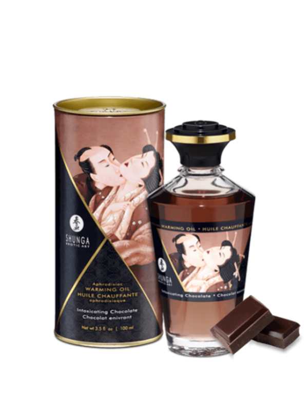 Huile chauffante aphrodisiaque - Chocolat enivrant 100ml