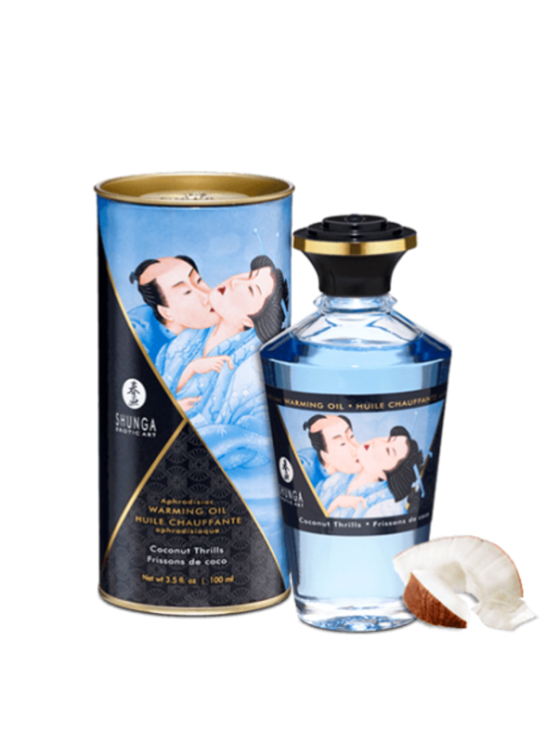 Huile chauffante aphrodisiaque - Frissons de coco 100ml