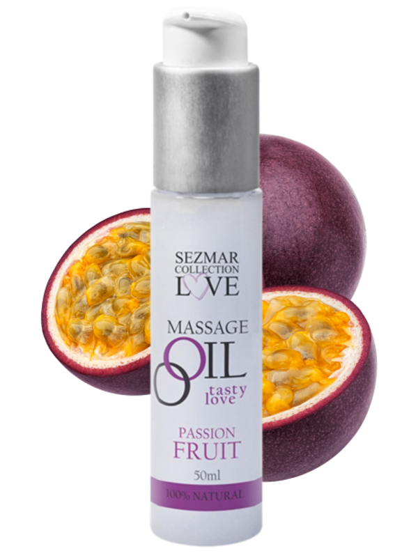 Huile de massage comestible Fruit de la passion 50ml