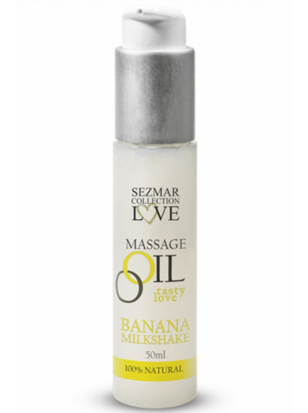 Huile de massage comestible milkshake banane 50ml