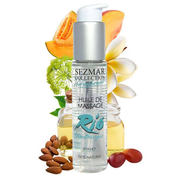 Huile de massage professionnelle RIO 100% naturelle 50 ml