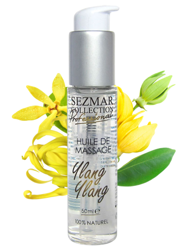 Huile de massage professionnelle Ylang Ylang 100% naturelle 50 ml