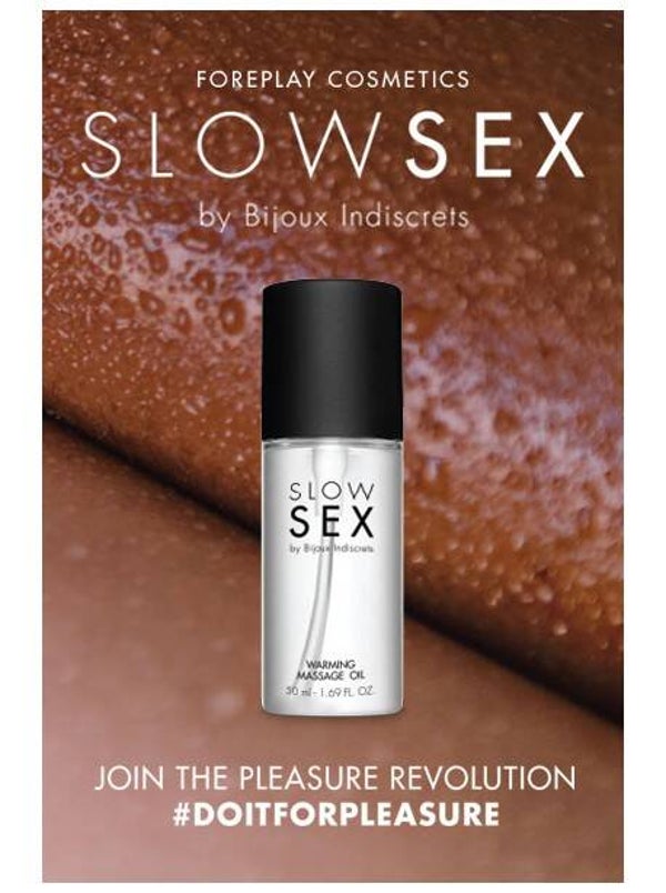 Huile de massage chauffante - Slow Sex - 50 ml