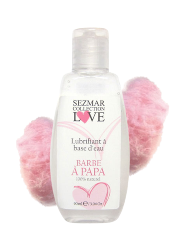 Lubrifiant à base d'eau 100% naturel Barbe à Papa 90 ml