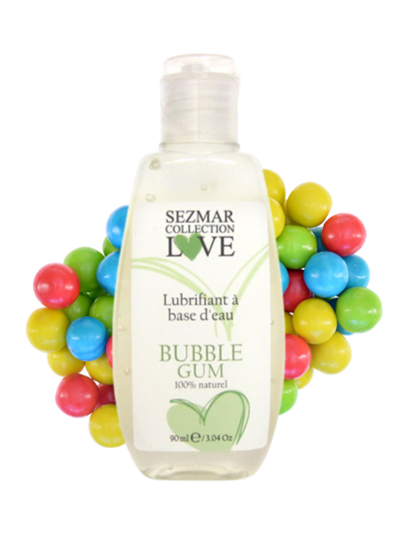 Lubrifiant à base d'eau 100% naturel Bubble Gum 90 ml