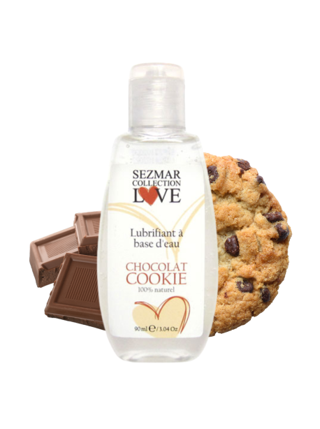 Lubrifiant à base d'eau 100% naturel Chocolat Cookie 90 ml