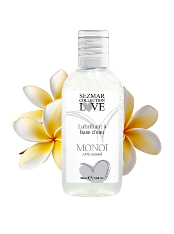 Lubrifiant à base d'eau 100% naturel Monoï 90 ml